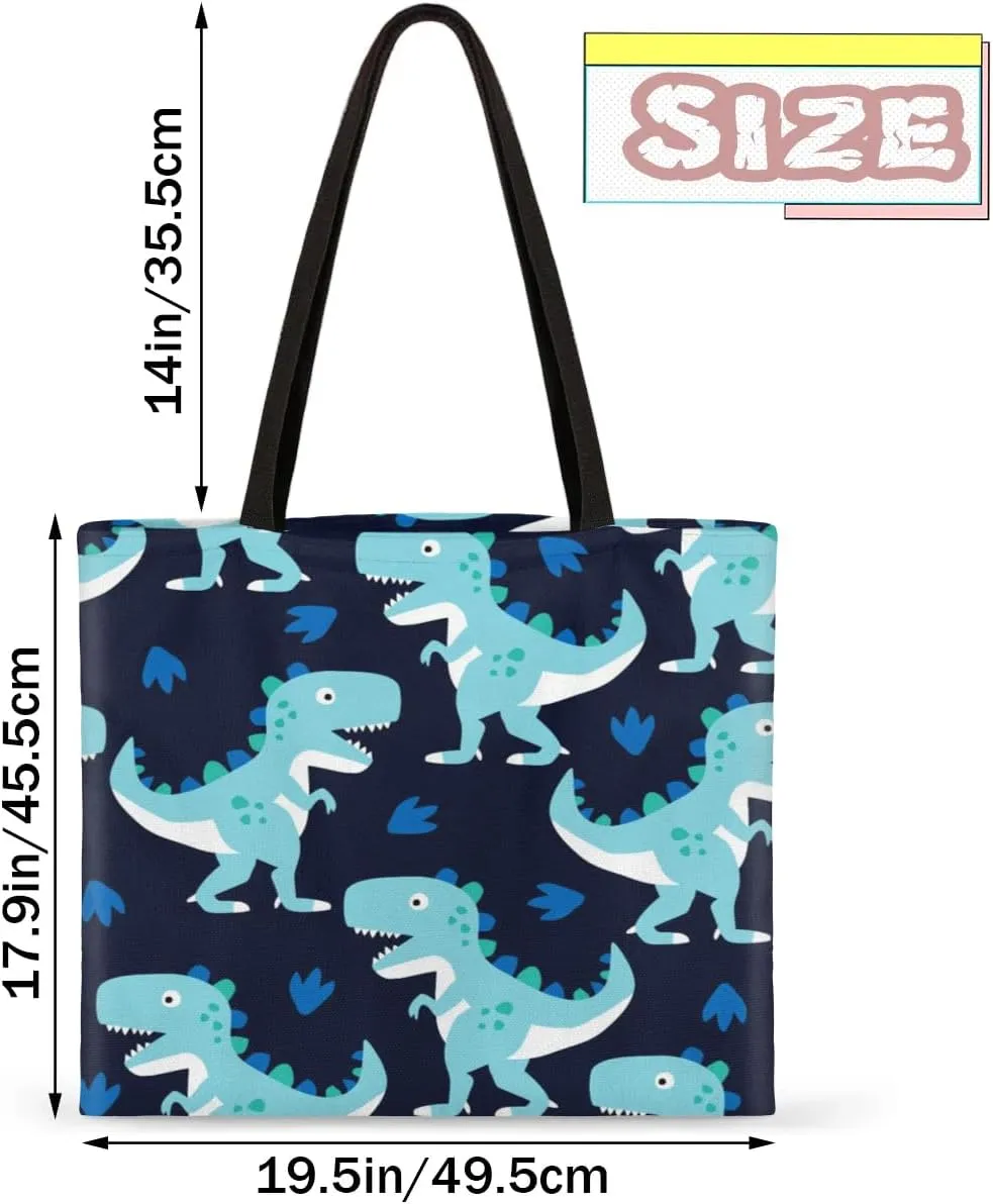 Blue Butterfly Among Sunflowers Canvas Tote Bag for Women Men Stylish Tote Handbag Shoulder Bag Reusable Grocery Bag