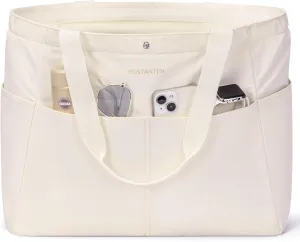 BOSTANTEN Travel Tote Bags for Women Foldable Beach Bag Waterproof Zipper Gym Sports Shopping Bag Trolley Sleeve