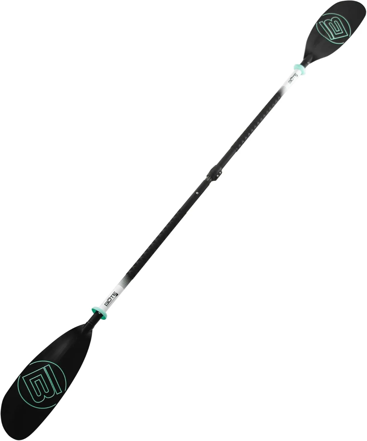 Bote Universal 5 Piece Kayak Paddle, Adjustable & Portable, Compact for Travel Friendly Family, Adults and Kids, Tandem, Single, 1-Person or 2-Person
