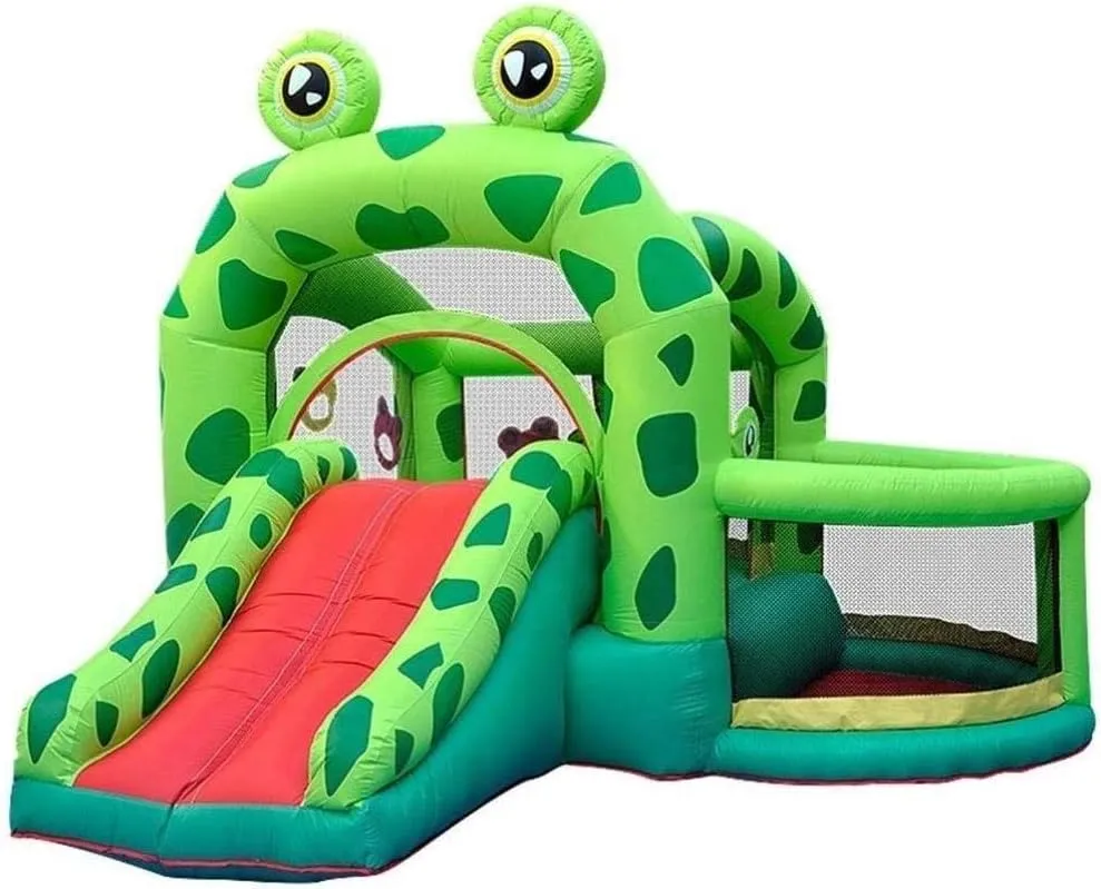 Bouncy Castle, Inflatable Castle and Slide, Children S Inflatable Trampoline Children S Naughty Castle Indoor and Outdoor Slide Square Toys Kid S Favo