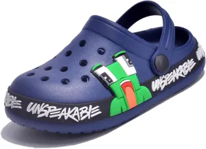Boys and Girls Cute Clogs Cartoon Garden Toddler Clogs Slippers Indoor and Outdoor Children's Anti-Slip Water Shower Beach Pool Sandals