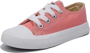 Boys Girls Baby Children's Shoes Low top lace-up Children's Canvas Shoes Back-to-School Season Small White Shoes Children's Sneakers Teens Medium and Large Kids Skateboarding Shoes