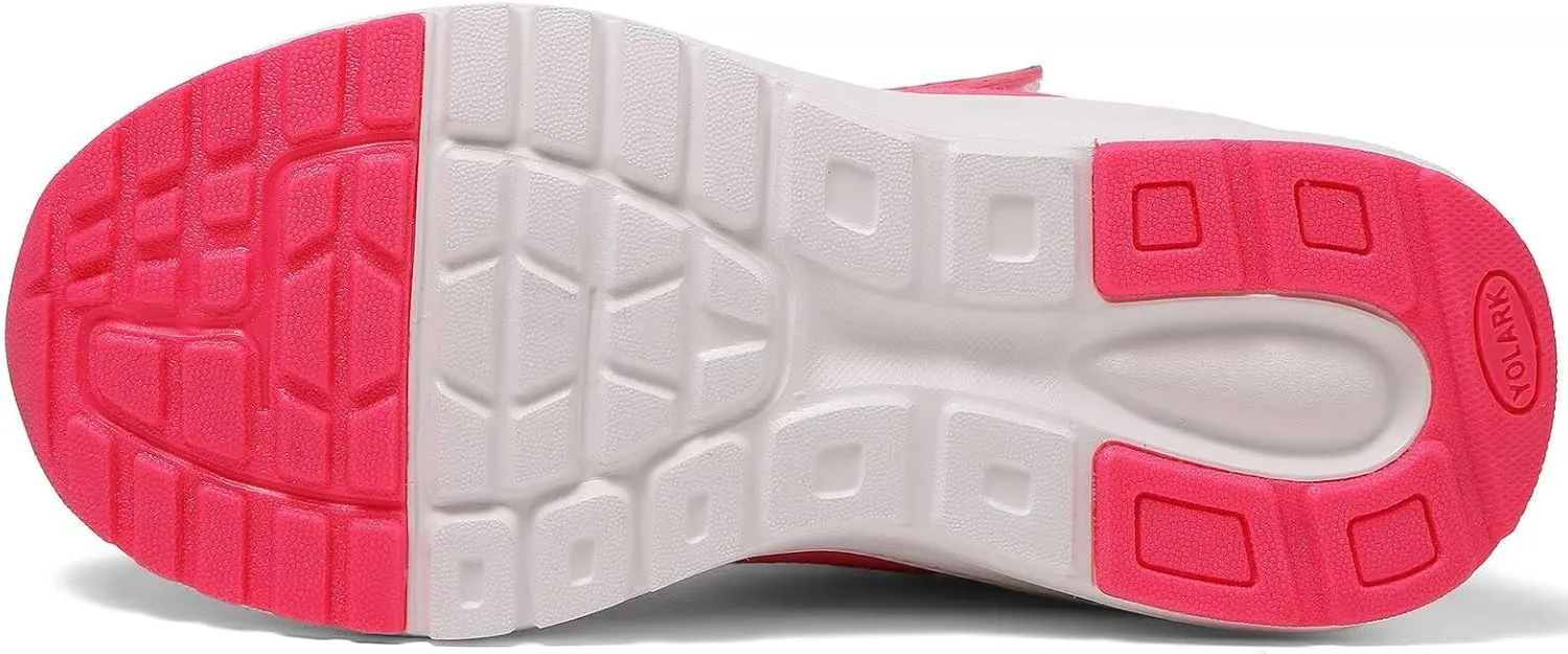 Boys Girls Tennis Shoes Kids Lightweight Breathable Sneakers Non-Slip Running Sport Athletic