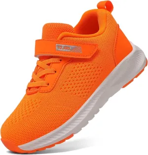 Boys Girls Tennis Shoes Kids Lightweight Breathable Sneakers Non-Slip Running Sport Athletic