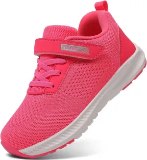 Boys Girls Tennis Shoes Kids Lightweight Breathable Sneakers Non-Slip Running Sport Athletic