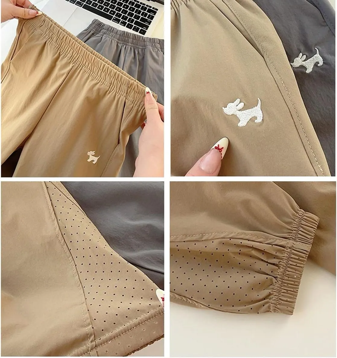 Boys Joggers Pants Youth Quick-Dry Lightweight Athletic Hiking Gym School Pants with Pockets Sweatpants Clothes 3-12Y