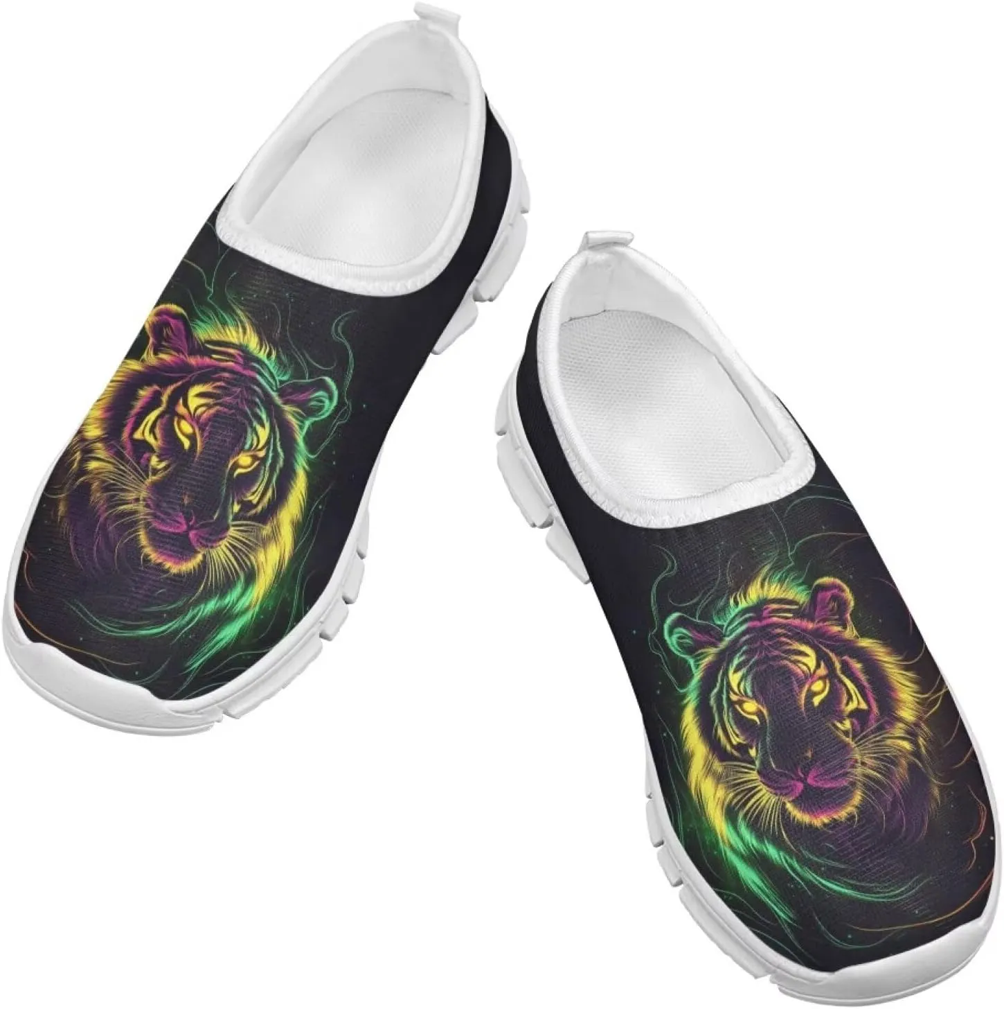 Boys Tennis Shoes Cute Slip On Sneakers for Little Kids Running Shoes
