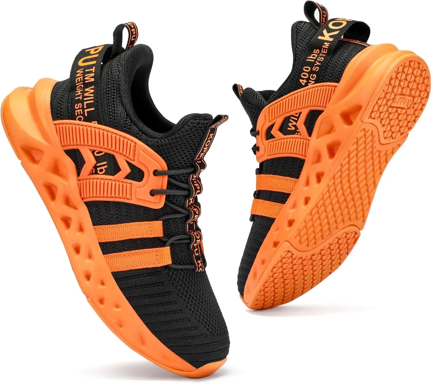 Boys Tennis Shoes Girls Kids Slip on Sneakers Lightweight Running Shoes for Athletic Walking