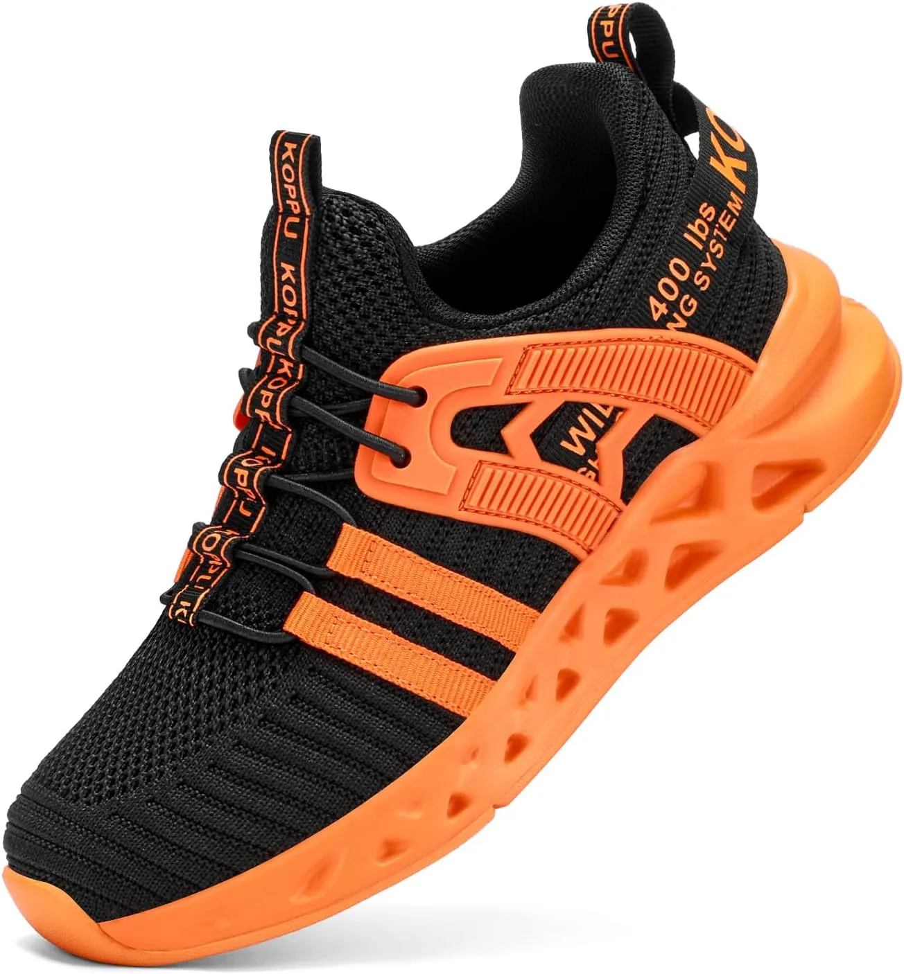 Boys Tennis Shoes Girls Kids Slip on Sneakers Lightweight Running Shoes for Athletic Walking