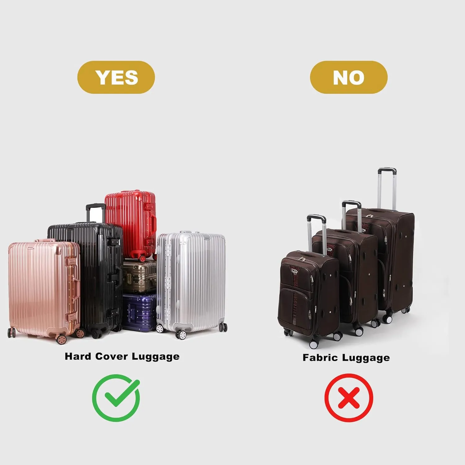 BQLZR Black Spinner Luggage Wheel Left & Right Plastic Swivel Caster Wheels with 3 Holes,Hole Pitch (1.22"/1.22"/1.06"),for Luggage Suitcase Trolley 360 Degree Rotation