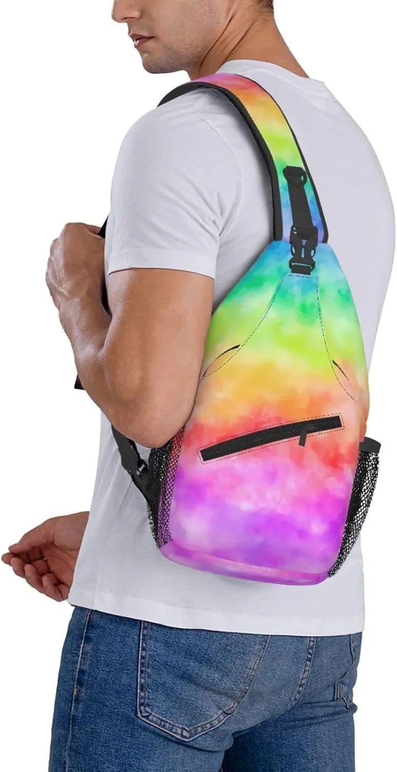 Breast Cancer Awareness Ribbon Faith Hope Love Sunflower Crossbody Bag Sling Bag Chest Bags Travel Shoulder Backpack