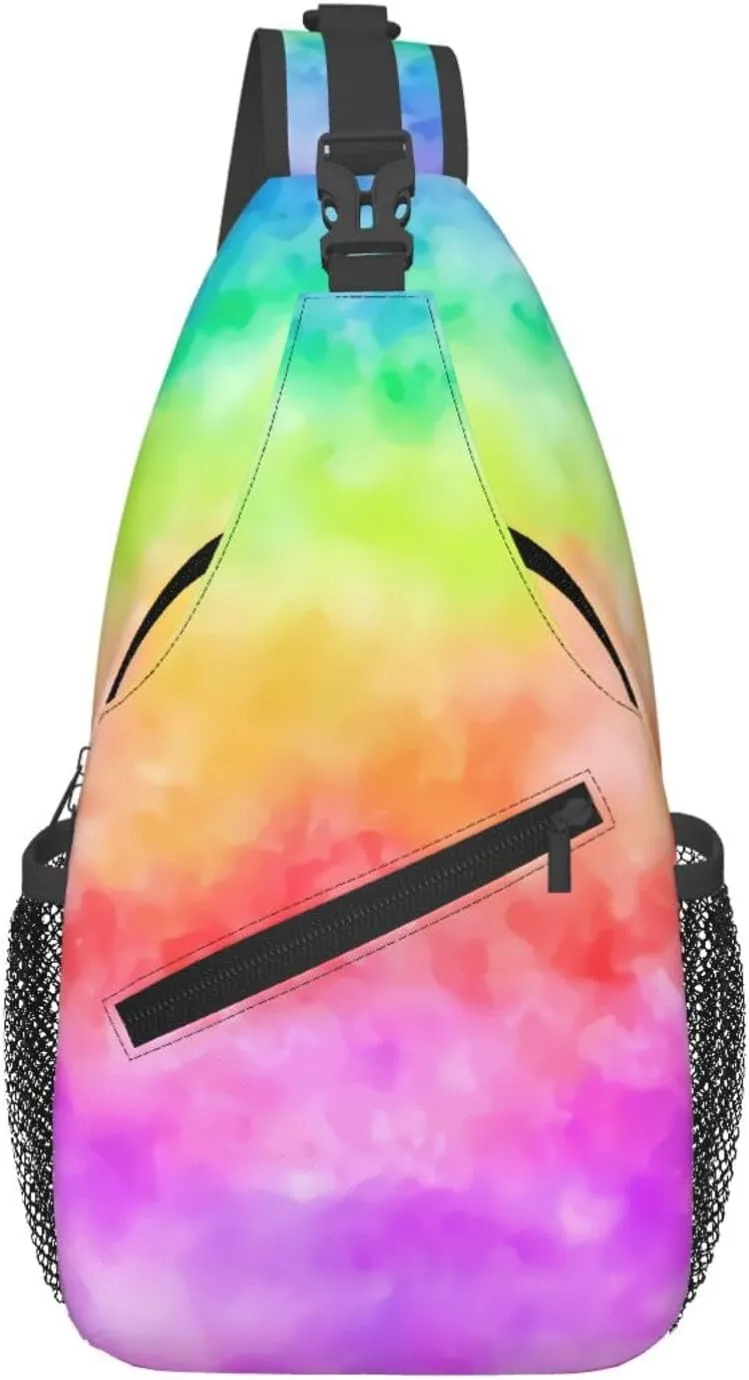 Breast Cancer Awareness Ribbon Faith Hope Love Sunflower Crossbody Bag Sling Bag Chest Bags Travel Shoulder Backpack