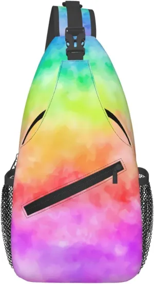 Breast Cancer Awareness Ribbon Faith Hope Love Sunflower Crossbody Bag Sling Bag Chest Bags Travel Shoulder Backpack