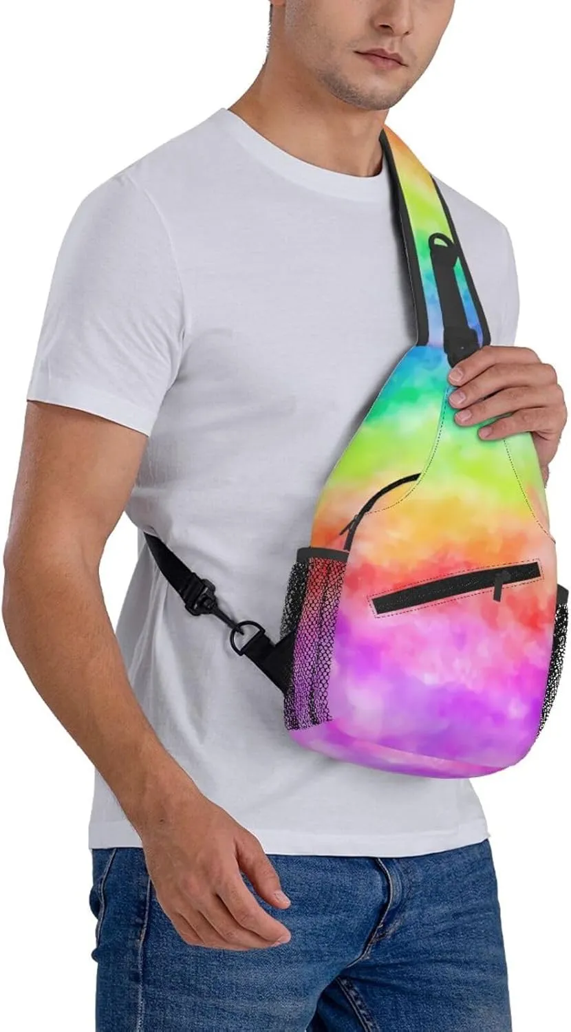 Breast Cancer Awareness Ribbon Faith Hope Love Sunflower Crossbody Bag Sling Bag Chest Bags Travel Shoulder Backpack