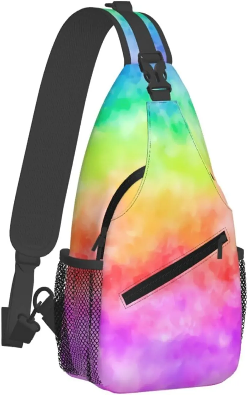 Breast Cancer Awareness Ribbon Faith Hope Love Sunflower Crossbody Bag Sling Bag Chest Bags Travel Shoulder Backpack