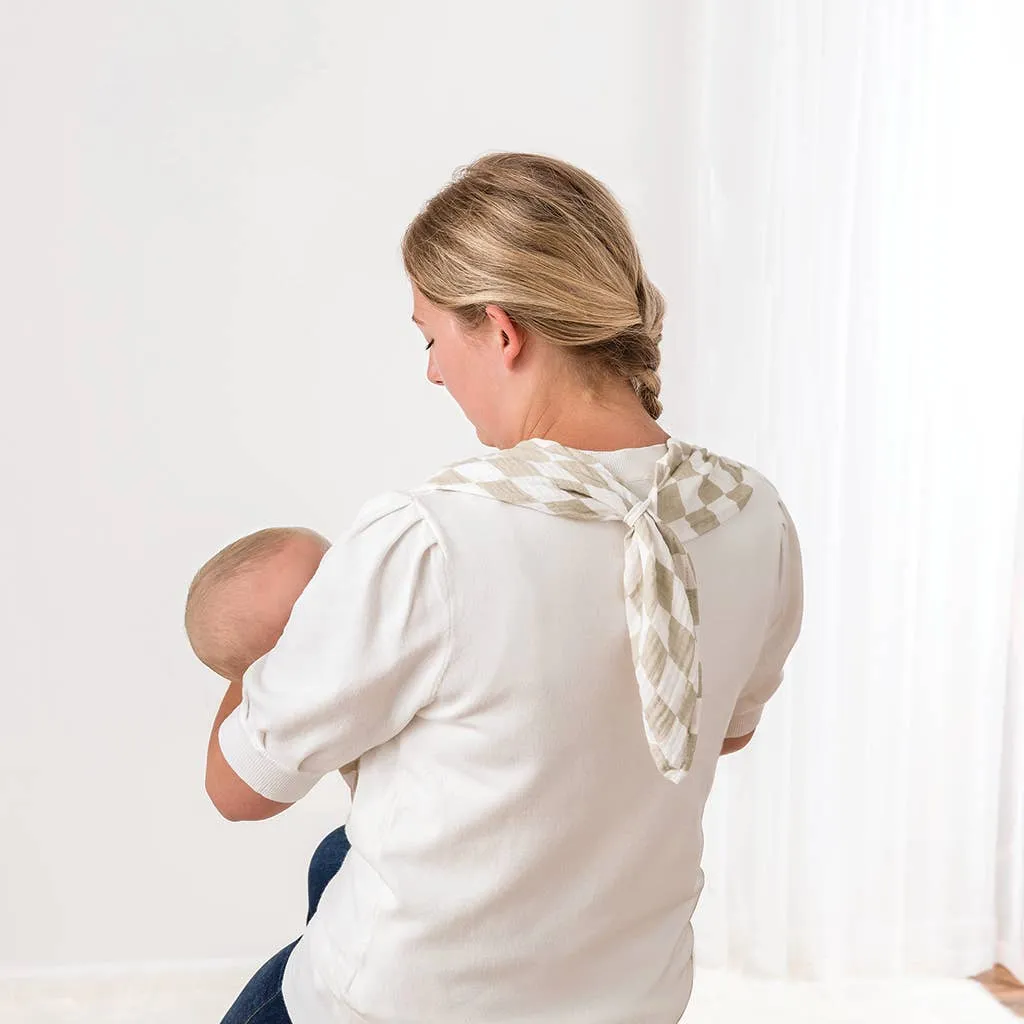 Breastfeeding Boss™: Sage Mudcloth