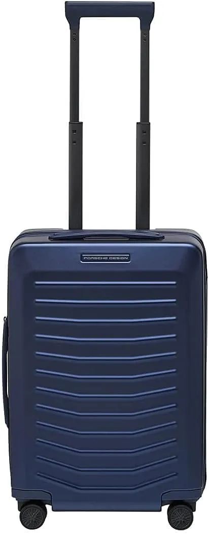 Bric's PORSCHE DESIGN 21" Spinner Carry-On Luggage - Roadster Travel Suitcase with Wheels for Men and Women - Dark Blue Matte