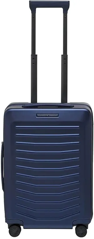 Bric's PORSCHE DESIGN 21" Spinner Carry-On Luggage - Roadster Travel Suitcase with Wheels for Men and Women - Dark Blue Matte
