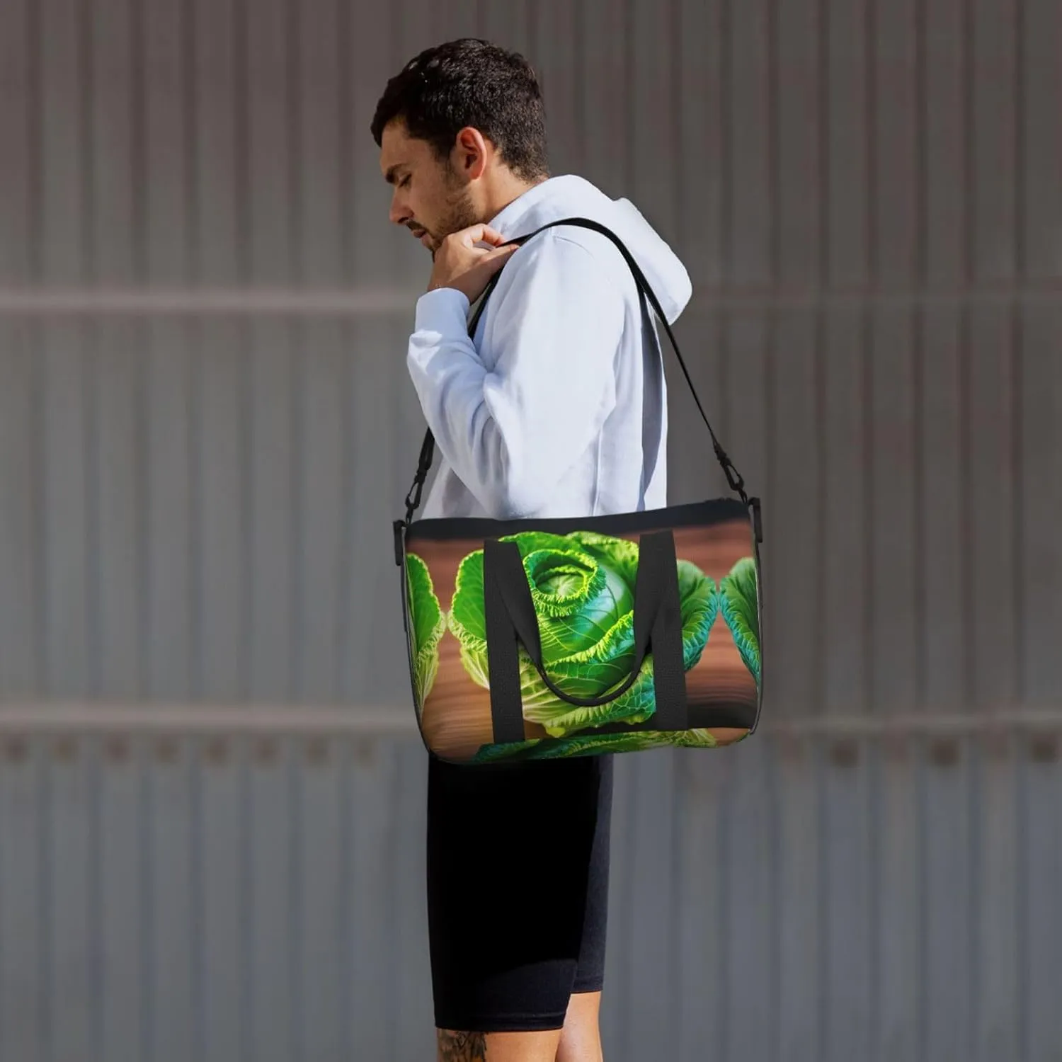 Bright Cabbage Travel Bags, Weekender Carry On For Women, Sports Gym Bag, Workout Duffel Bag,Overnight