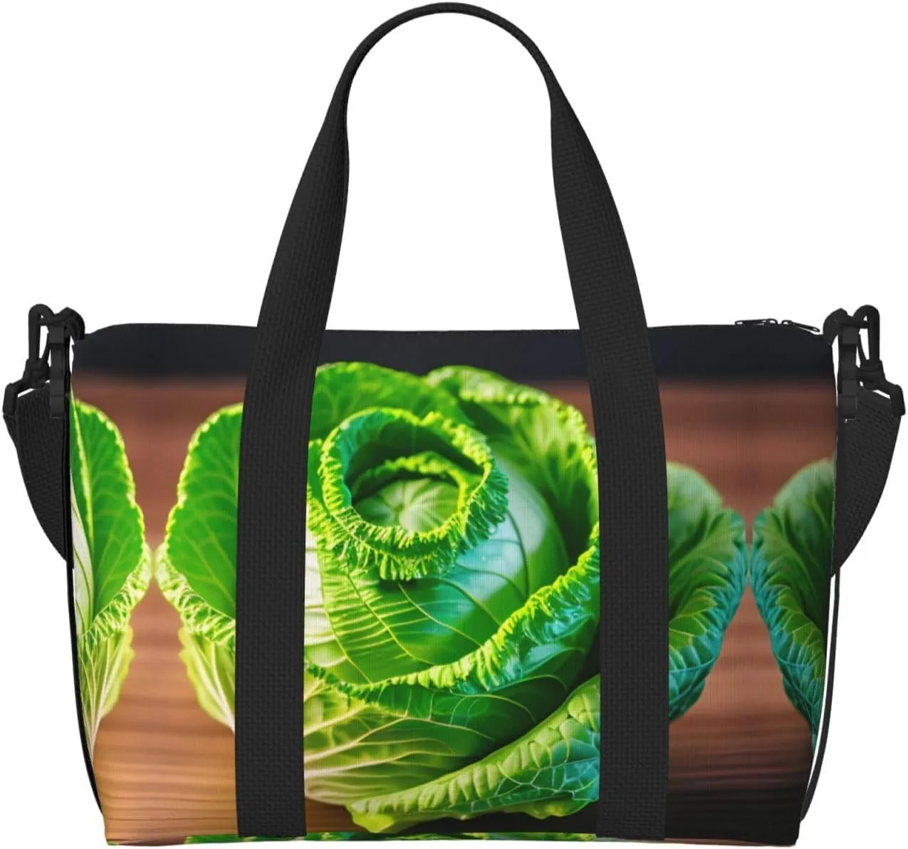 Bright Cabbage Travel Bags, Weekender Carry On For Women, Sports Gym Bag, Workout Duffel Bag,Overnight