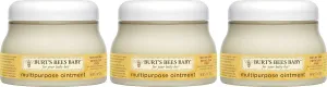 Burt's Bees Baby 100% Natural Origin Multipurpose Healing Ointment, Face & Body Baby Ointment, 7.05 Ounce (Pack of 3)