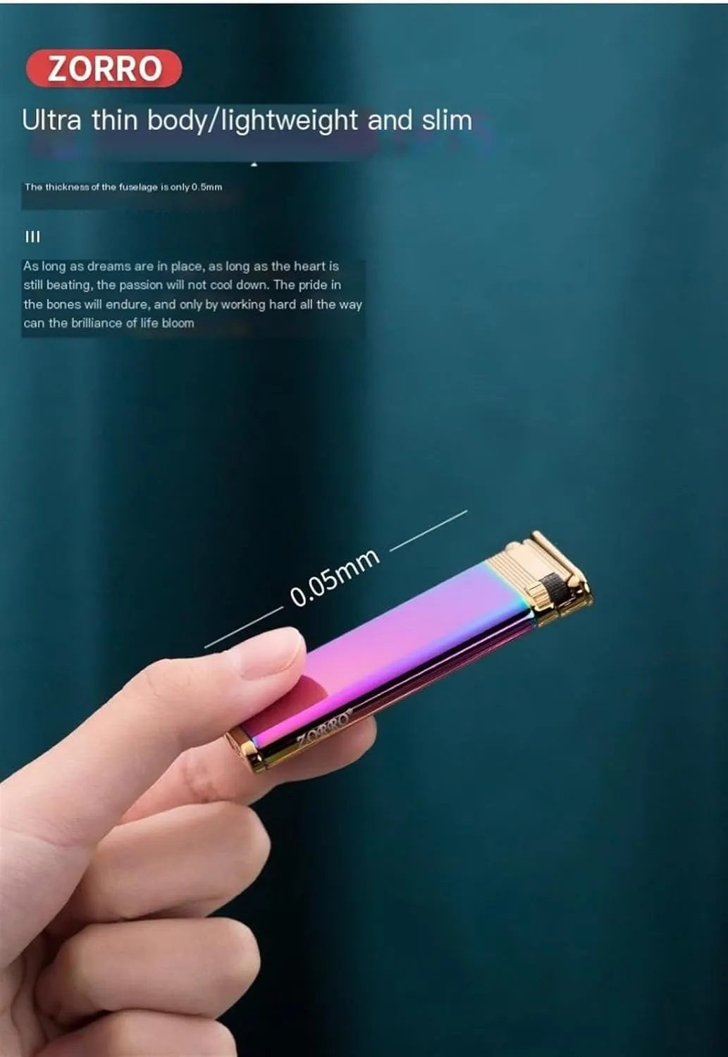 Butane Lighter Gas Refillable Open Flame Lighter， Wheel Flint Lighter with Gift Box for Candle BBQ Camping 【Butane Not Included】(Color:Black)