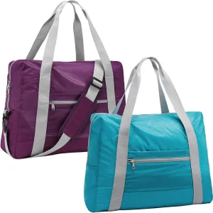 Cambond Spirit Airlines Personal Item Bag 18x14x8 Inch - 30L Personal Item Travel Bag for Short Trip, Lightweight Compact Underseat Foldable Travel Duffel Carry on Bags for Airplane, 2 Pack