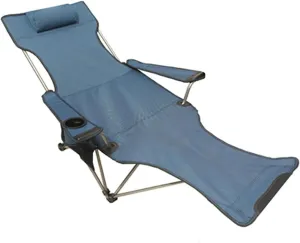 Camping Chair Camp Chair Camping Lounge Chair Portable Reclining Camping Chair Folding Seat with Footrest with Headrest Storage Bag s Outdoor Fishing Chair