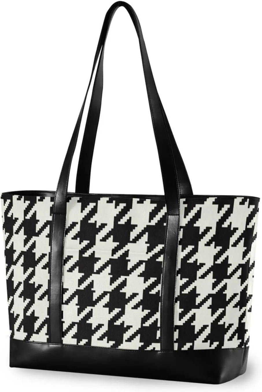 Canvas Laptop Tote Bag for Women - Work & Travel with Zipper