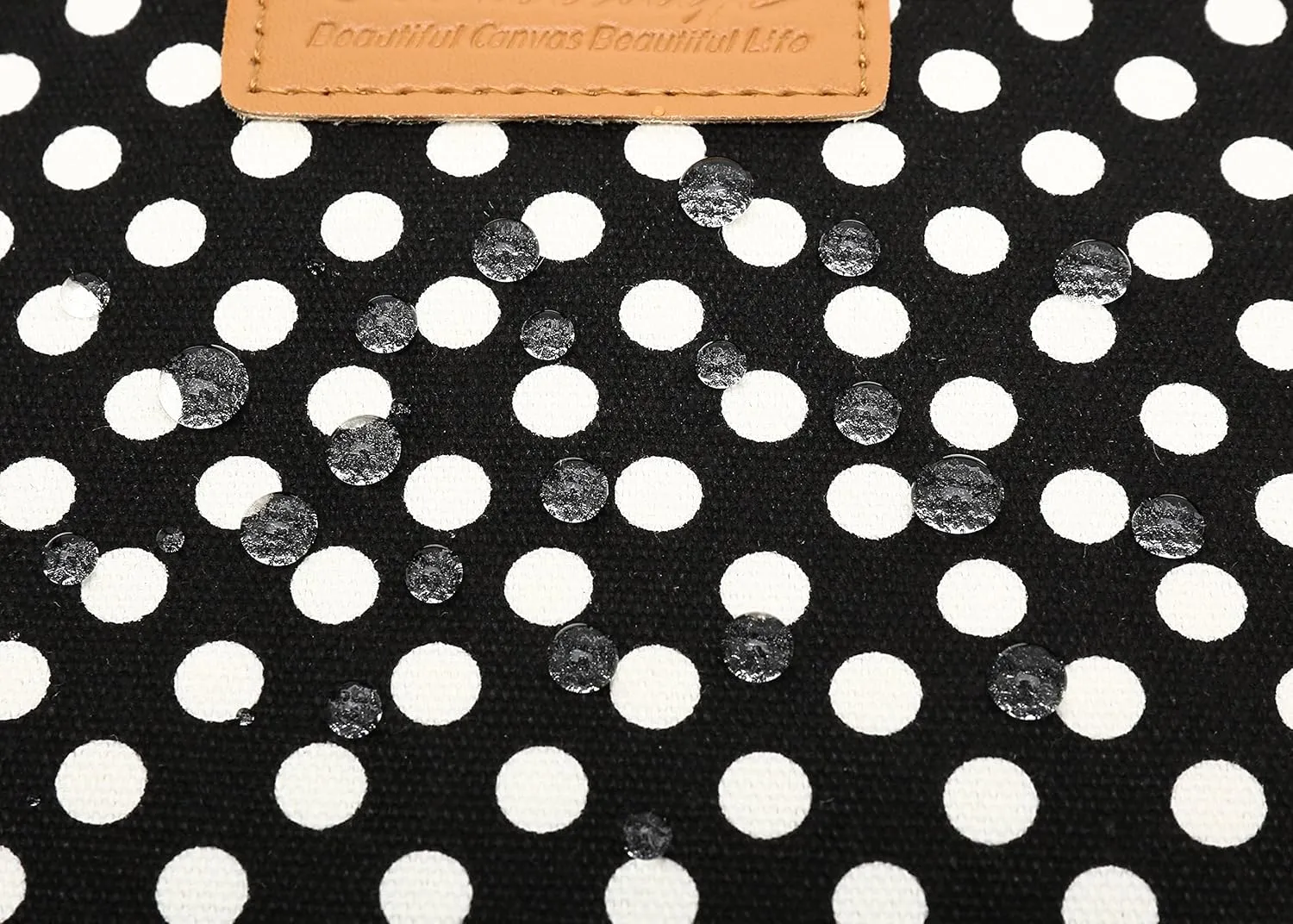canvaslife Black dot Pattern 15 inch Waterproof Laptop Shoulder Messenger Bag Case With Rebound Bubble Protection for 14 inch-15.6 inch laptop 15 Case Bag