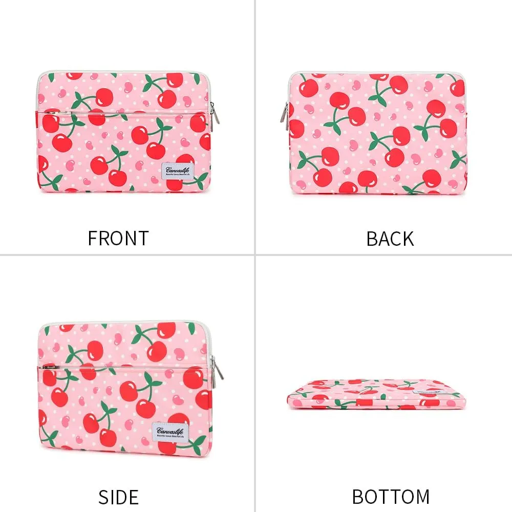 Canvaslife Patten Laptop Sleeve 14 inch 14.0 inch Laptop case Bag (Cherry)
