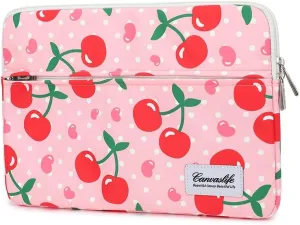Canvaslife Patten Laptop Sleeve 14 inch 14.0 inch Laptop case Bag (Cherry)
