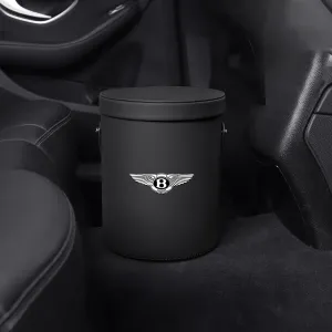 Car Trash Can for Bentley Continental GT 3.Gen/Continental GT V8/Continental GT/Continental GT Speed 2018–2024 Car Storage Bag Car Organiser Car & Desktop Trash Cans,Black