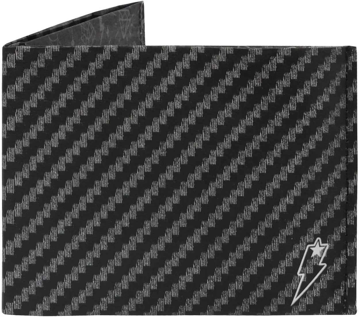 Carbon Fiber Stitched Tyvek Paper Mighty Wallet - Vegan Thin Tear & Water-Resistant Slim Wallet for men - Mens Credit Card Holder Wallet - Minimalist Streetwear Bifold Wallets for Men - RFID