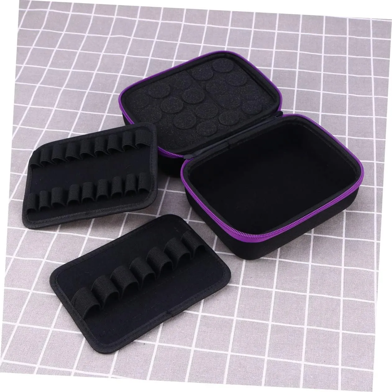 Carrying Bag Drop Essential Aromatic Oil for Portable Diffusers Storage Perfume Bags Perfumes, Purple, medium