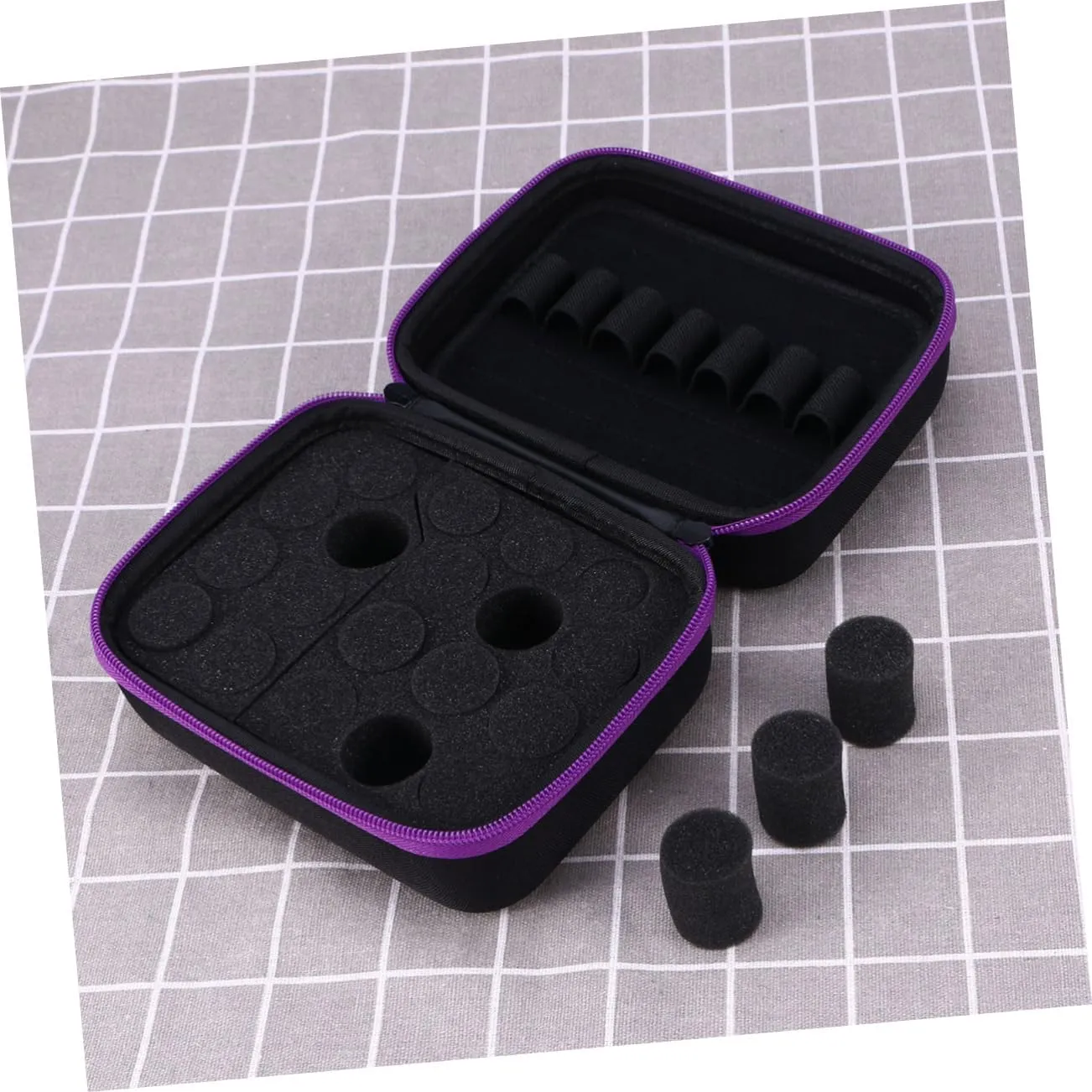 Carrying Bag Drop Essential Aromatic Oil for Portable Diffusers Storage Perfume Bags Perfumes, Purple, medium