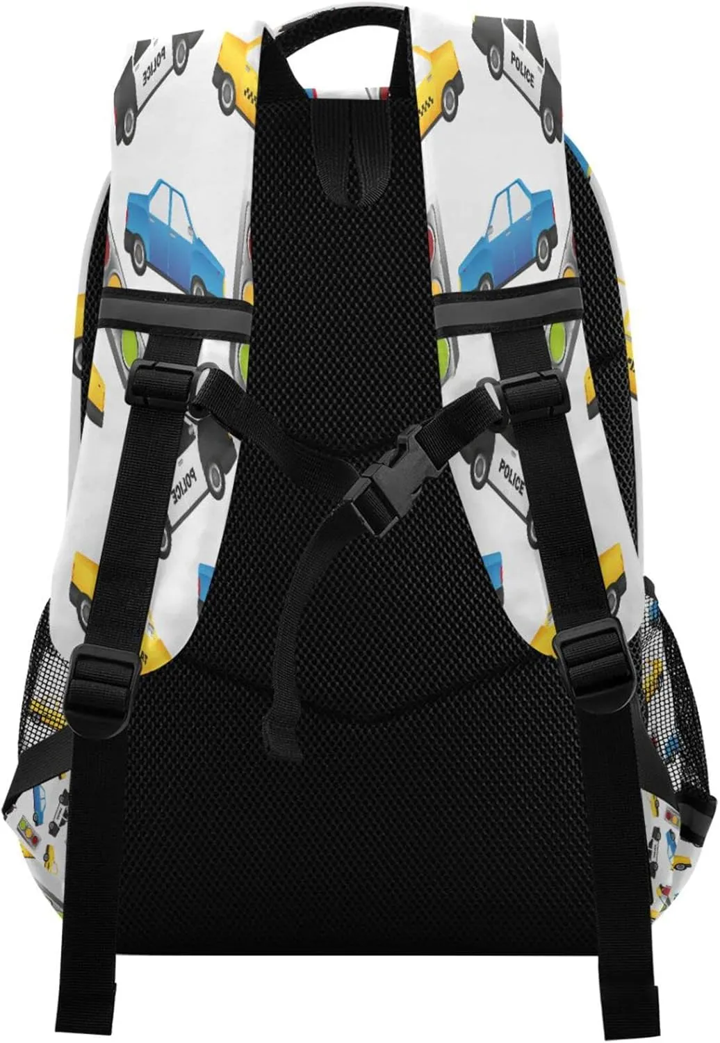 Cars Taxis Backpack for Girls Kids Boys School Bookbags, Student Laptop Backpack Carrying Bag Casual Lightweight Travel Sports Day Packs
