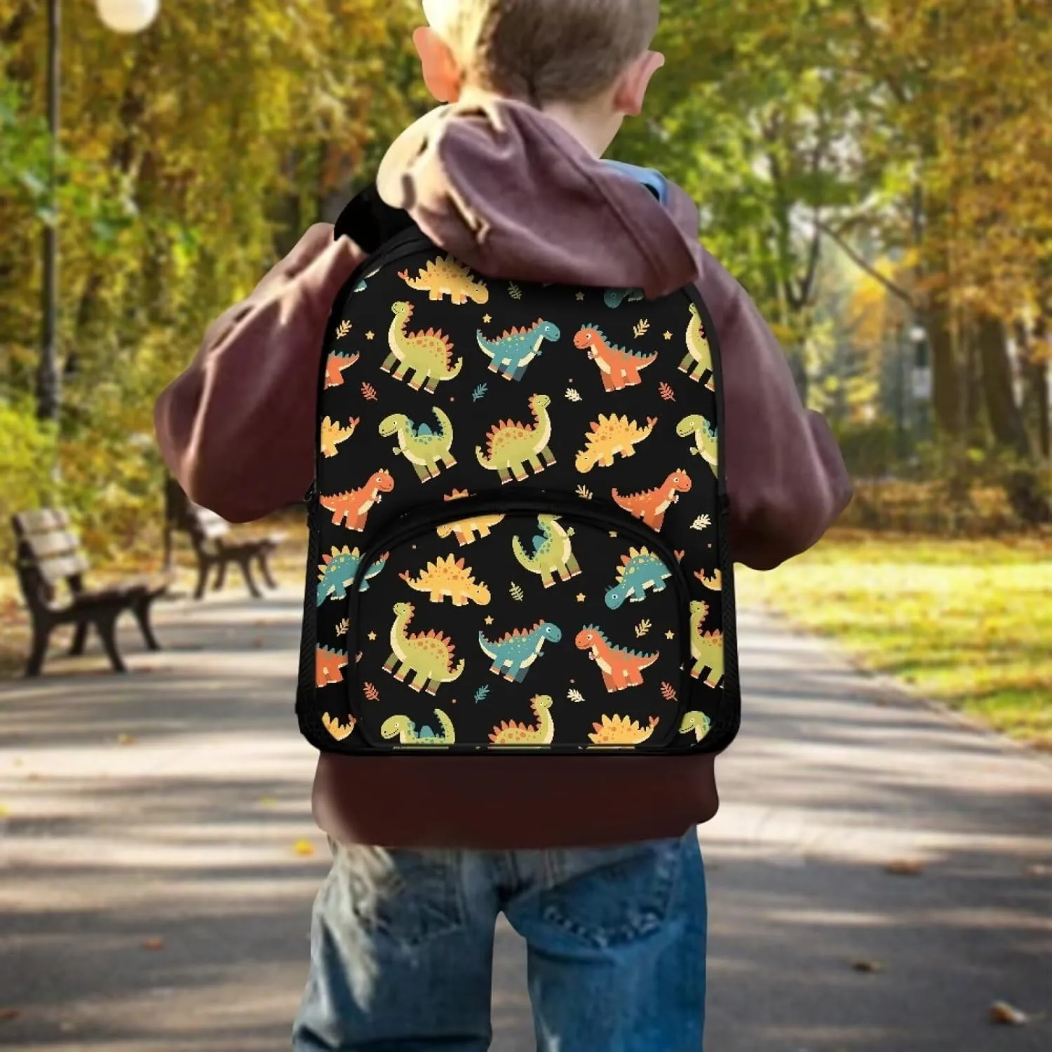 Cartoon Cute Dinosaurs Kids Backpack for Boys Mini 12 inch School Bag Kindergarten Daypack Bags Back to School Supplies