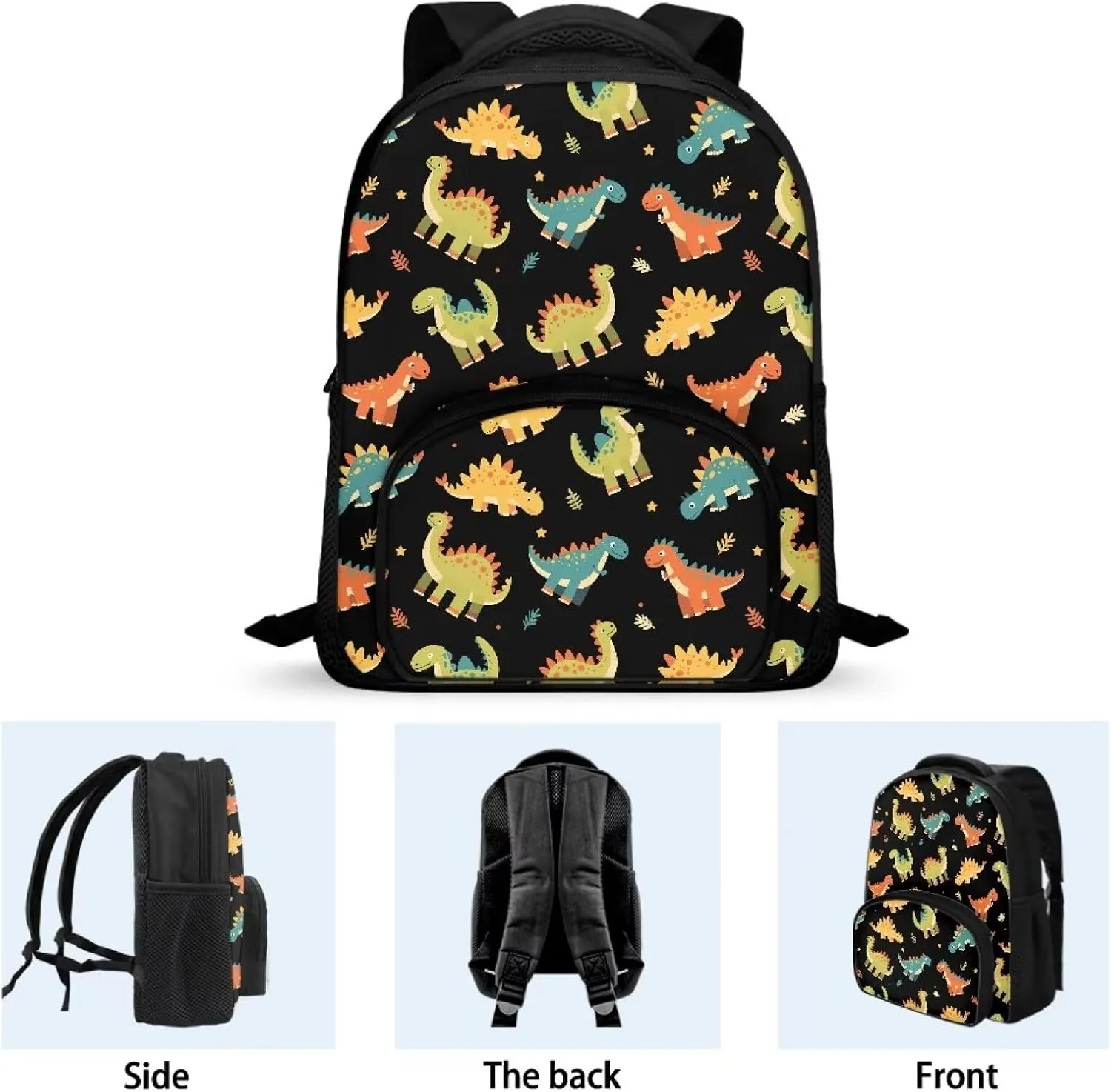 Cartoon Cute Dinosaurs Kids Backpack for Boys Mini 12 inch School Bag Kindergarten Daypack Bags Back to School Supplies