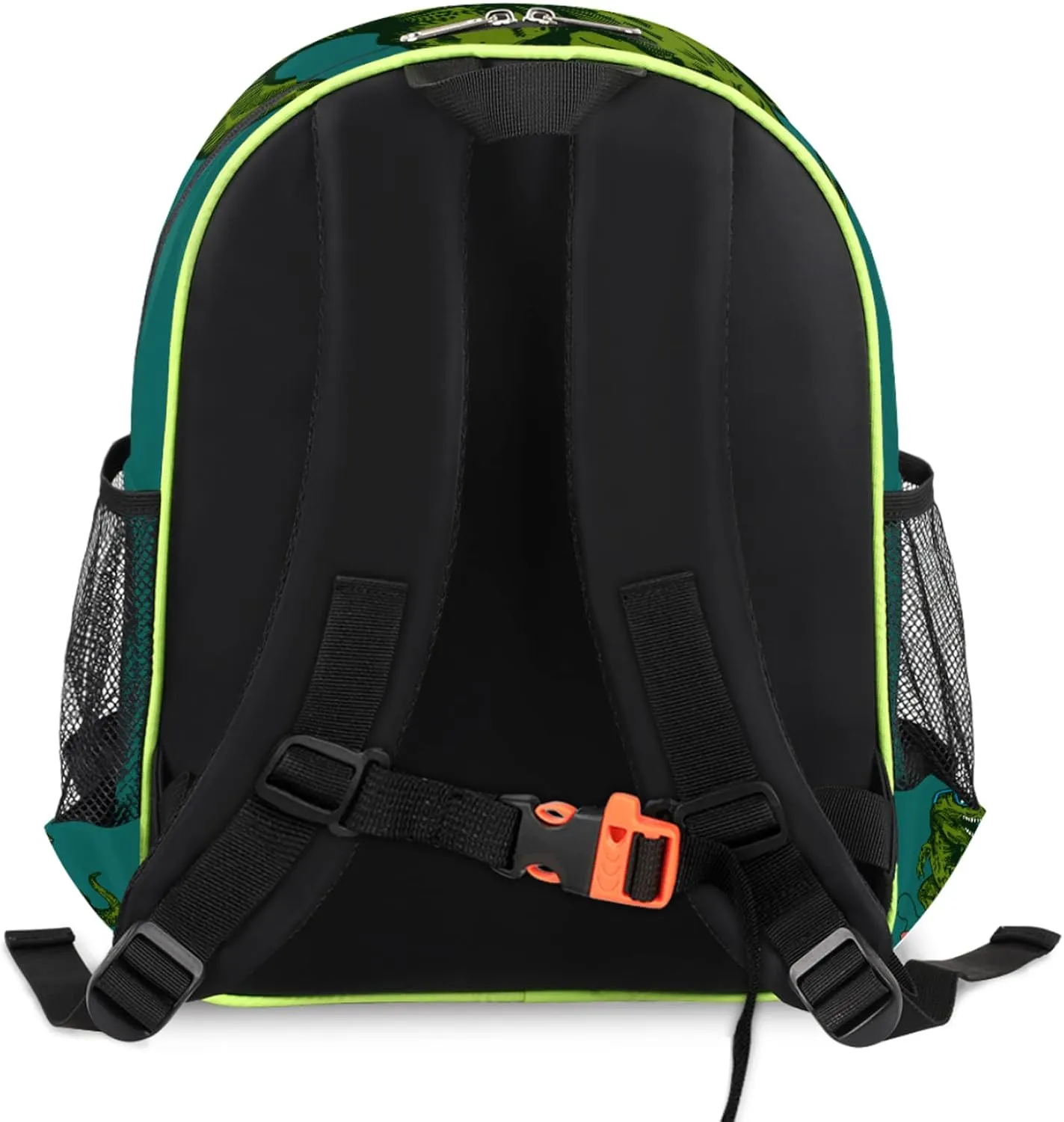 Cartoon Dinosaur Kids Backpack for Boys Girls, Skateboard Dinosaur Toddler Backpack School Bag Bookbag Travel Children Bag, Nursery Junior Primary Student Preschool Backpack With Chest Strap