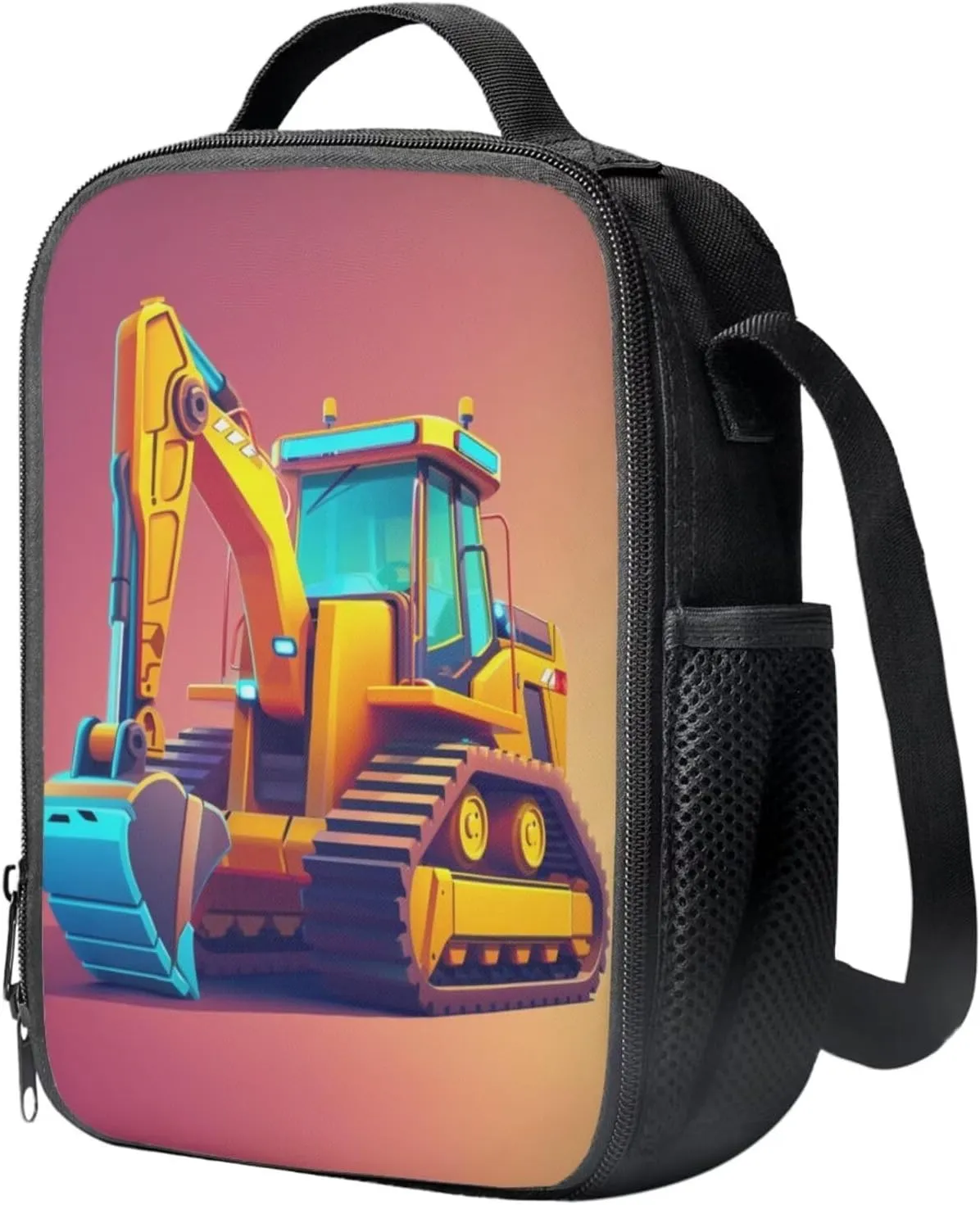 Cartoon Shovel Kids Travel Backpack for Airplane Kids School Bag 3-in-1 Bookbag Set Laptop Backpack Lunch Bag Pencil Case Gifts for Women Girls Boys MultiPurpose Book Bag