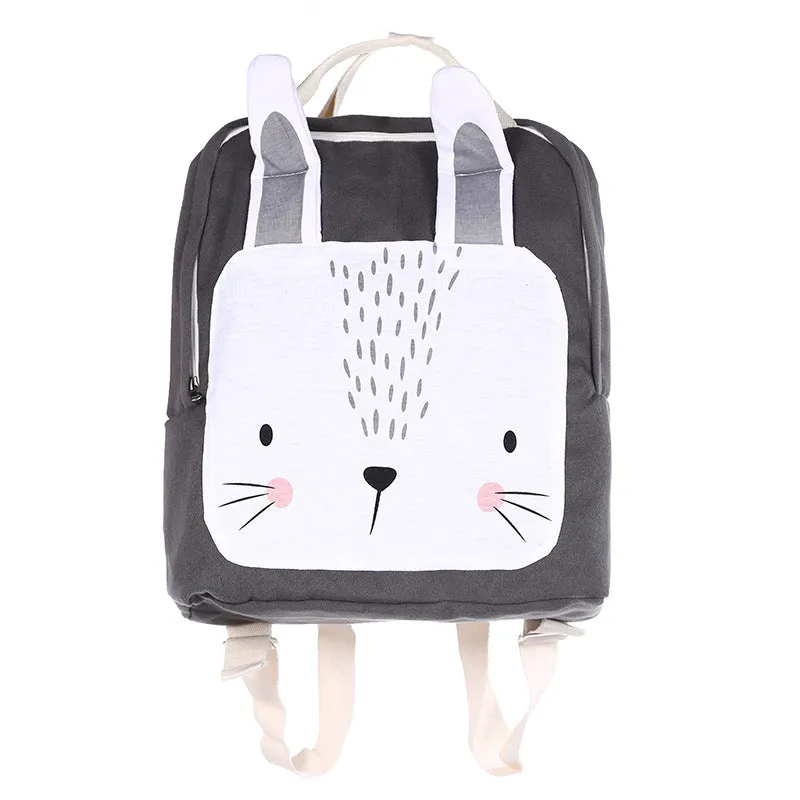 Cartoon Three-dimensional Animal Backpack Children's School Bag