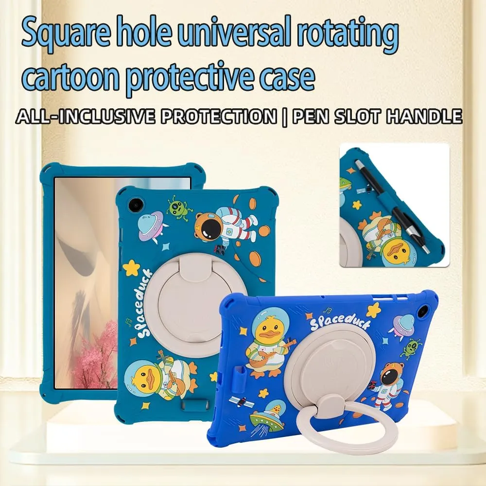 Case for Samsung Galaxy Tab A9 /A9 Plus 11-inch Tablet 3D Cute Cartoon Kids case for Samsung A9 /A9 Plus SM-X210/X216/X218 (Purple Insects)