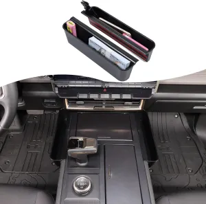 Central Control Side Storage Box Compatible with Hummer EV 2024 2025 Center Console Side Organizer Box Gear Shift Side Organizer Tray Car Multifunction ABS Storage Box Interior Accessories