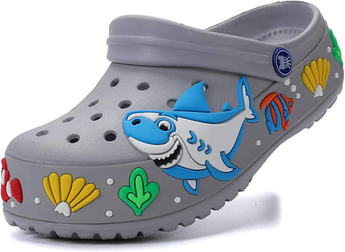CERYTHRINA Little Kids Clogs Girls Boys Slide Lightweight Garden Shoes Slip-on Beach Pool Shower Slippers