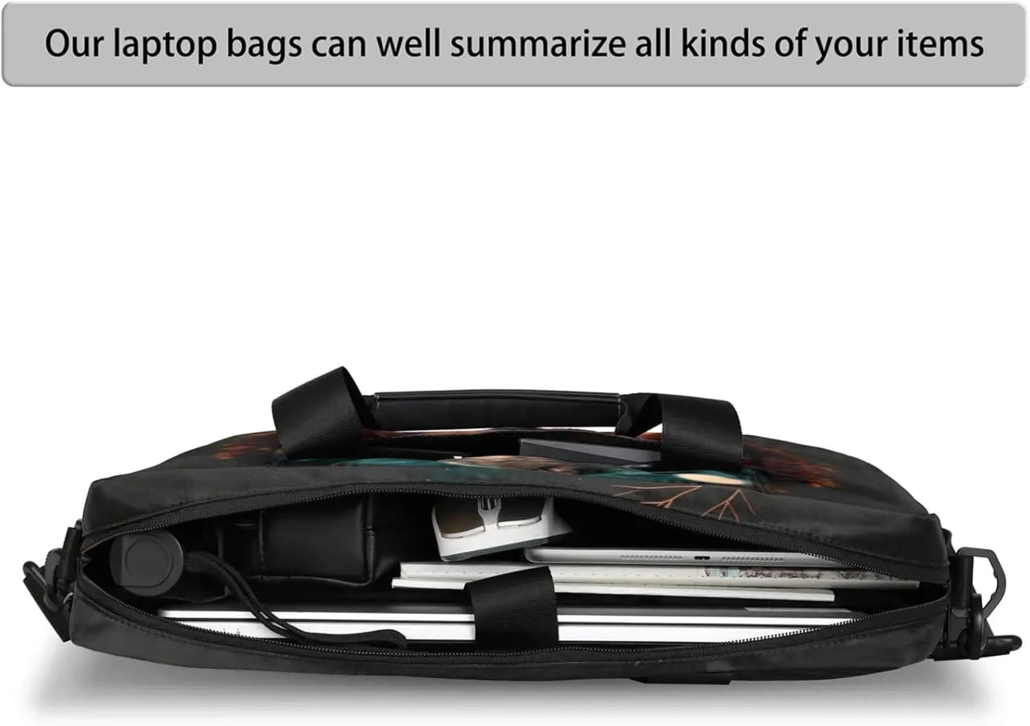 cfpolar Laptop Bag Laptop Satchel Briefcase Adjustable shoulder Carrying for 15 inch-16 inch Laptop-1