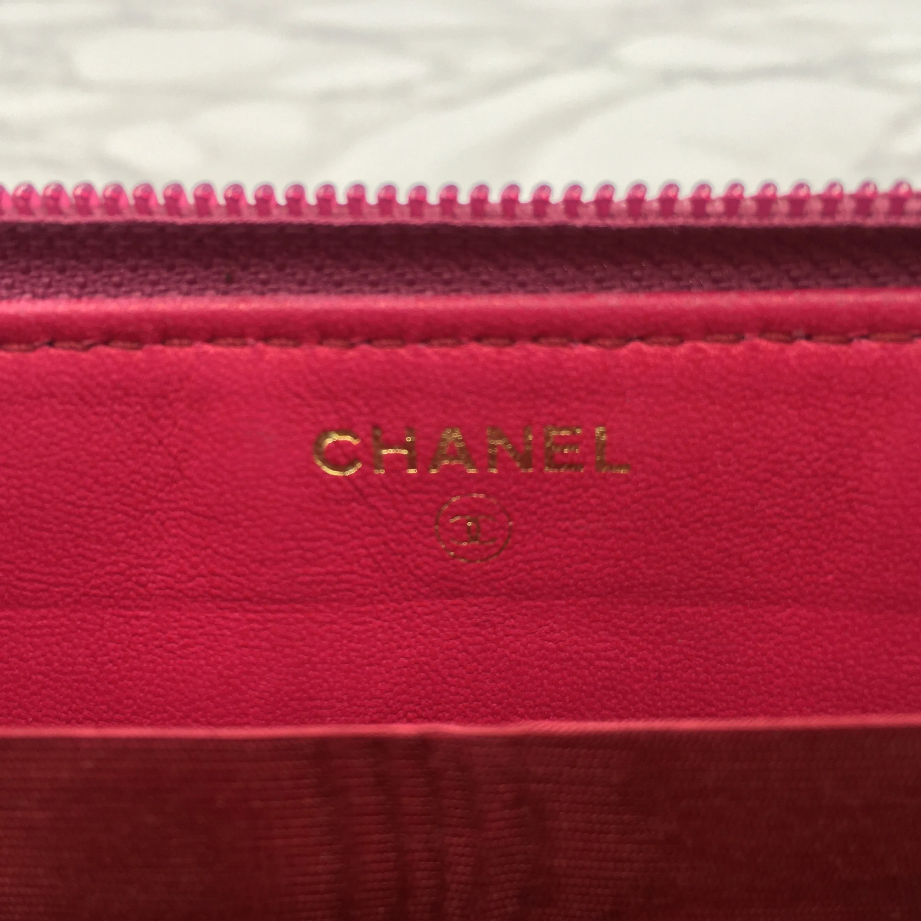 CHANEL Caviar skin Long Wallets
