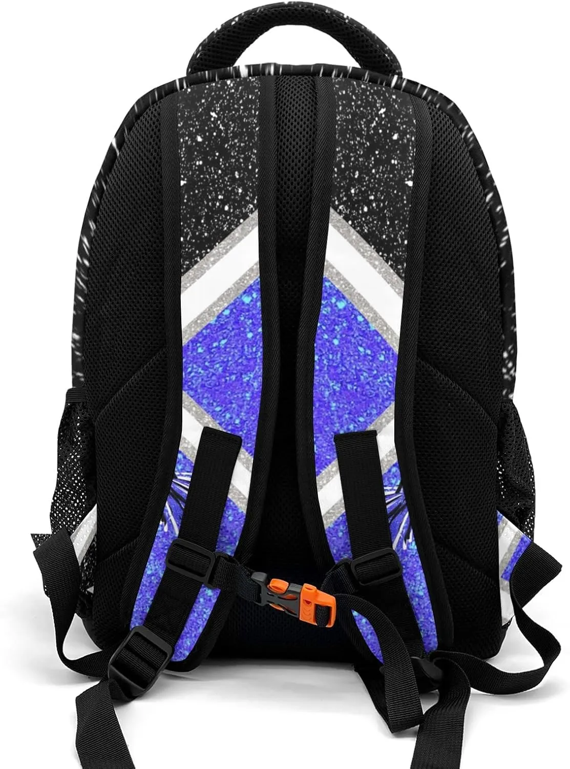 Cheer Cheerleader Black Klein Blue Backpack Waterproof Shoulder Laptop Bag for Sport Competition Training Coach Gift