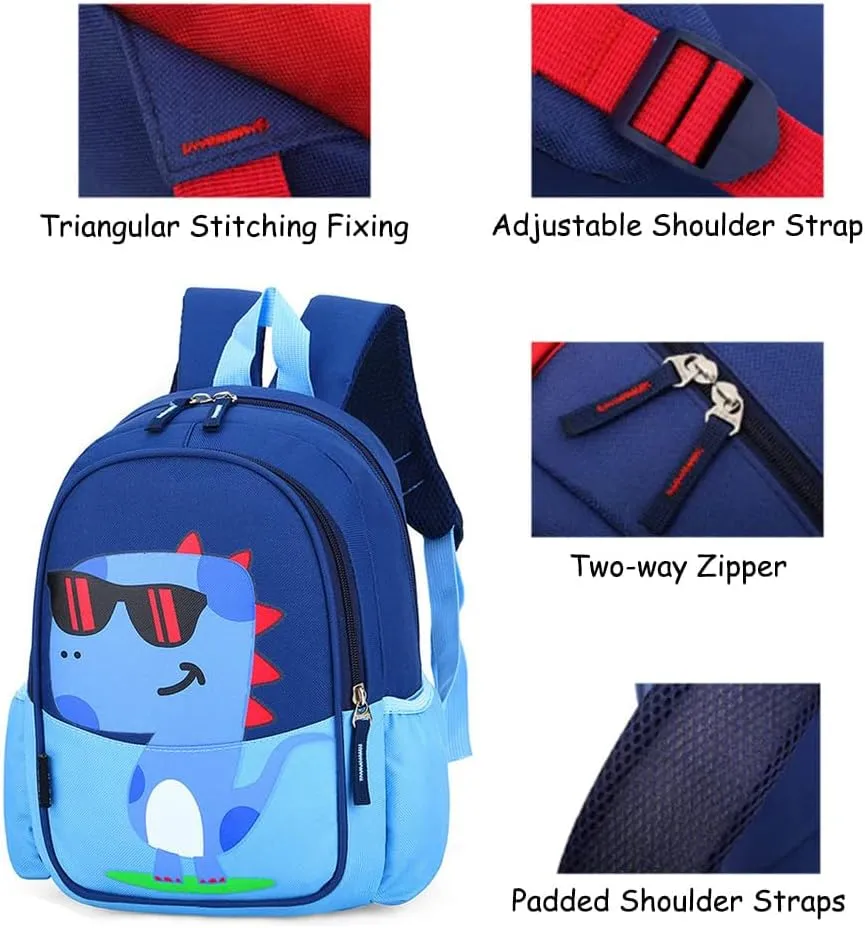 CHERUBIC Toddler Backpack, Kids Travel Backpack, Waterproof Cute Small Preschool Backpack Cartoon Daycare Bag