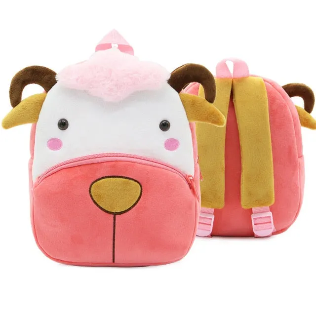 Children 3D School Backpack Winmax Baby Kids Cute Animal Design Toys Bookbag Toddler Girls Boys Kindergarten Cartoon School Bags